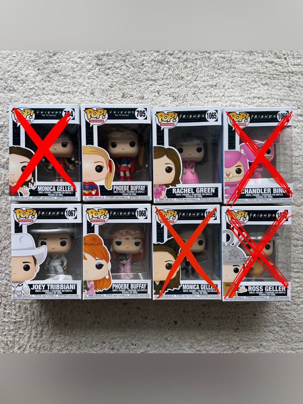 Funko Pop Friends (4 total)